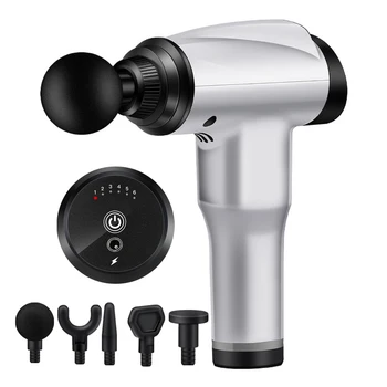 

Electric Therapy Massage Gun Percussion Muscle Relaxation Massager Vibration Fascial Gun Fitness Equipment Relief Pain Relax