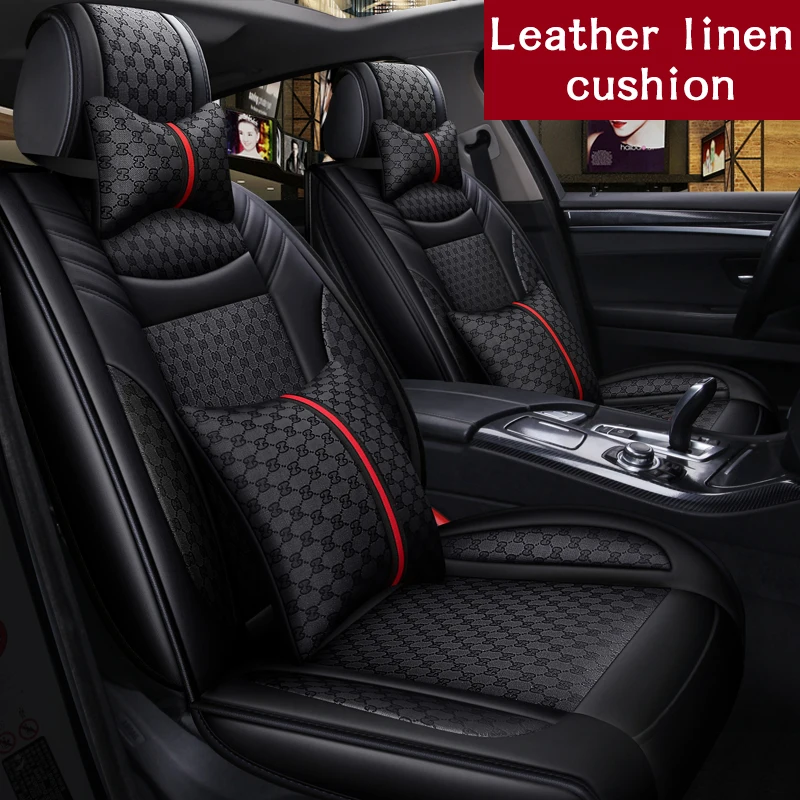 Universal Leather Car seat cover for Volkswagen polo golf tiguan Passat CC all models seat cover car seat protector