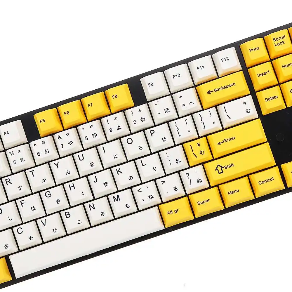 123 ключ Keycap Serka термальная сублимационная PBT большой набор Cherry MX Переключатель PBT японская клавиша для механической игровой клавиатуры