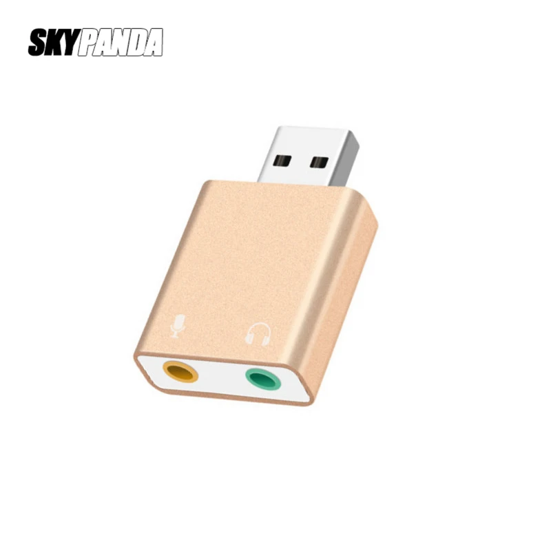 Внешняя USB Звуковая карта для наушников и микрофона 3 5 мм|Звуковые карты| |