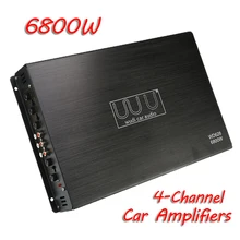 DC 12V 6800w макс 4-х канальный автомобильный аудио усилители автомобильные многоканальный аудио стерео Бас Динамик сабвуфер домашние аудио