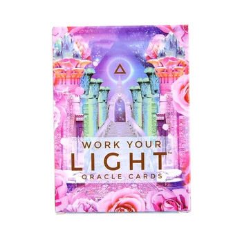 

44pcs Social Gathering English Version Divination Playing Magical Deck Tarot Cards Portable Funny Romance Angels Family Party