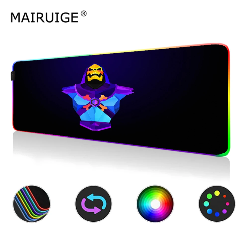 

RGB Large Mouse Pad XXL Best Game Custom LED Glow Color Light Gaming MousePad Desk Mat with Backlight 900x400 Keyboard Pad