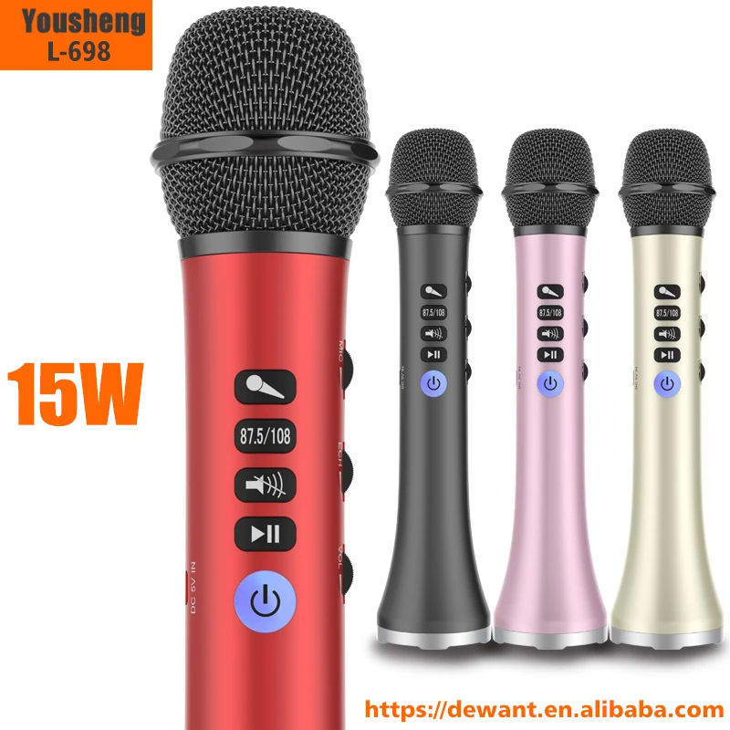 karaoke mic and speaker