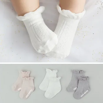 

Newborn Baby Girls Solid Soft Cotton Socks Kids Anti-slop Floor Socks Toddlers Kids Girls Princess Socks 1-4T 2020 HOT