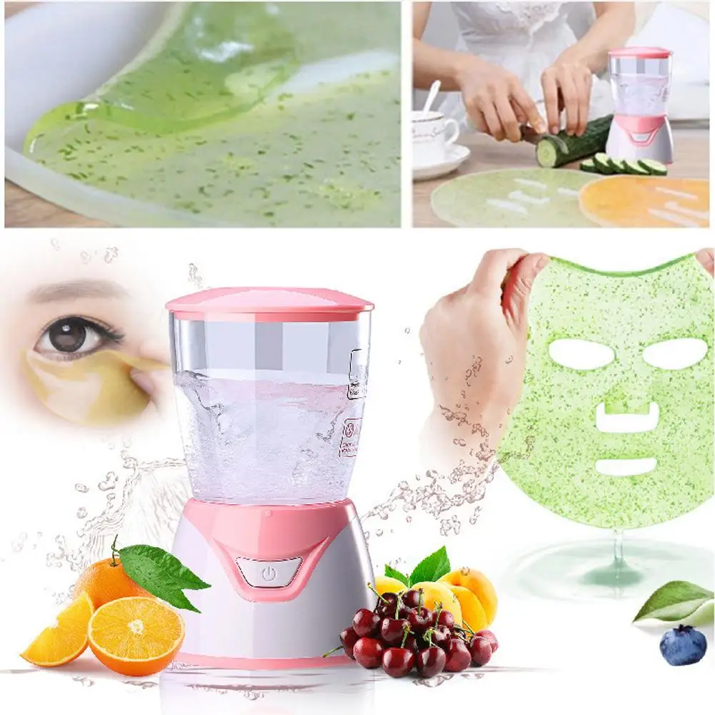 Super Mini Face Mask Maker Home DIY Automatic Fruit Natural Vegetable Facial Mask Machine With 32 3