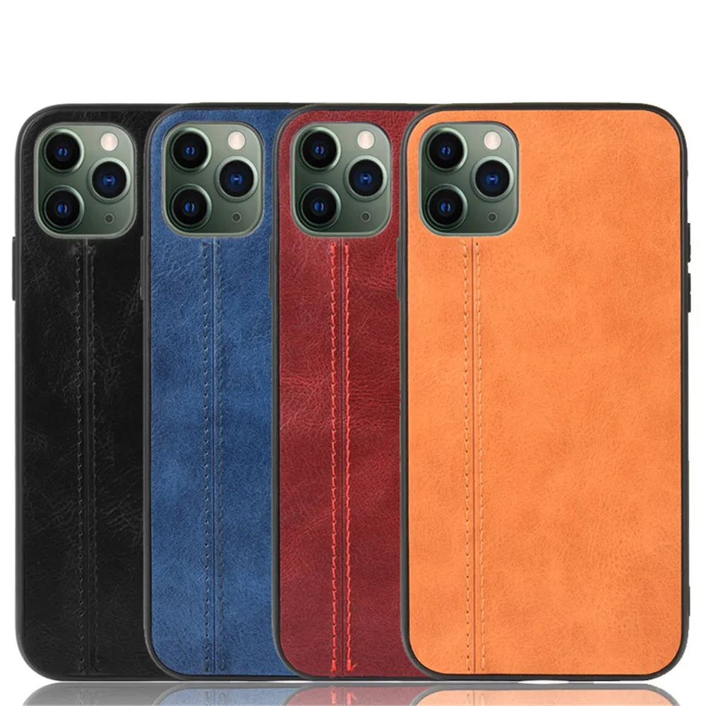 Роскошный из искусственной кожи чехол s для iphone 11 pro max задняя защитная крышка Xs Max