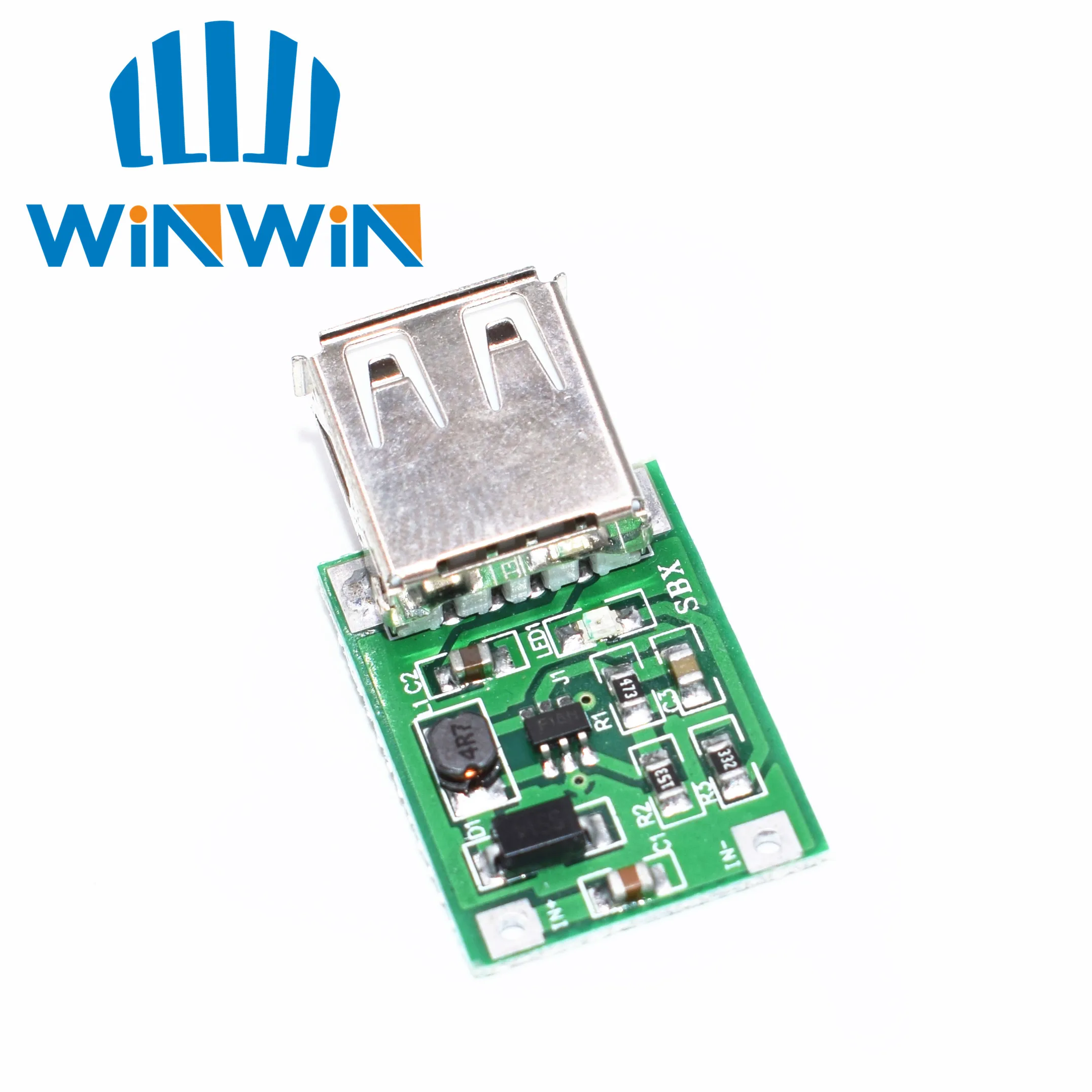 1 шт./лот DC 3V to 5V напряжение на выходе USB зарядное устройство step up Модуль питания