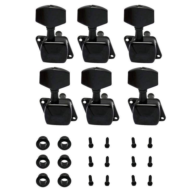 6Pcs String Tuning Pegs Machine Heads Tuners Right Hand Electric