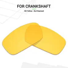Mryok замена линз для солнцезащитных очков Оукли коленчатого вала HD желтый