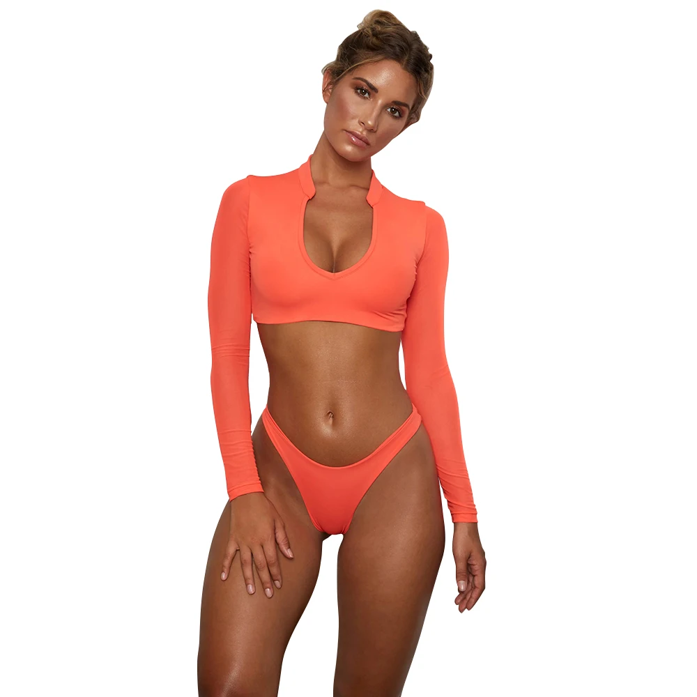 long sleeve bikini set