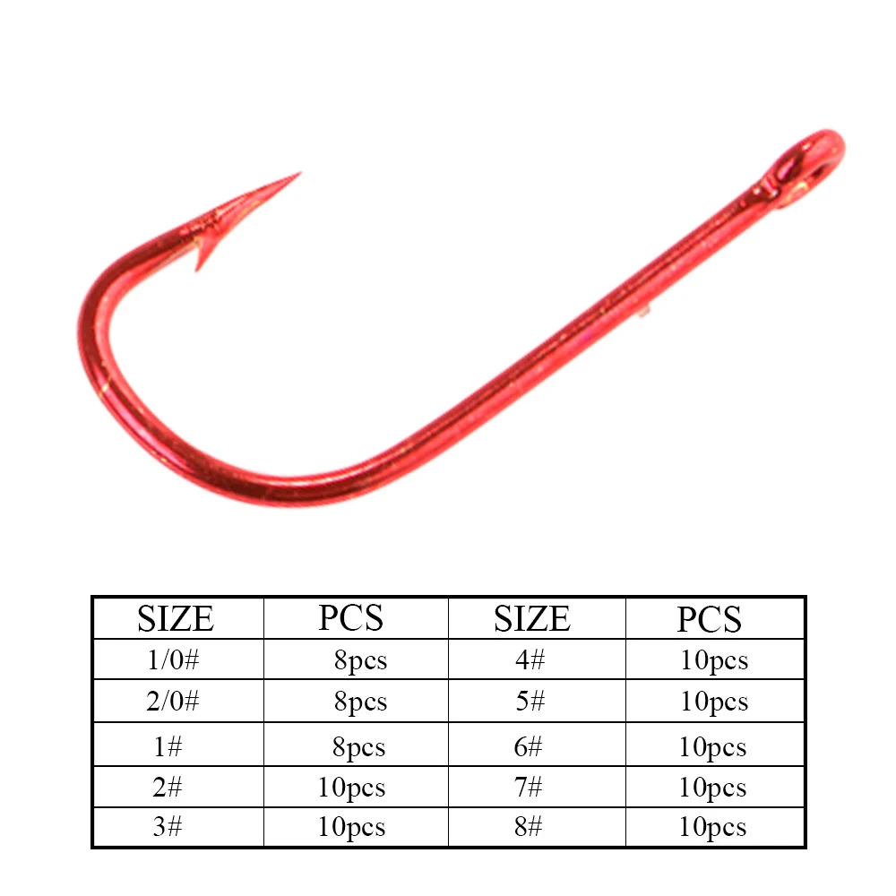 Fishing Hook 10/30/50 Pcs High Carbon Steel Barbed Sharp Hooks 7/8/9/10/11/12/13/14# Ringed Eye Carp Artificial Fishing Tackles