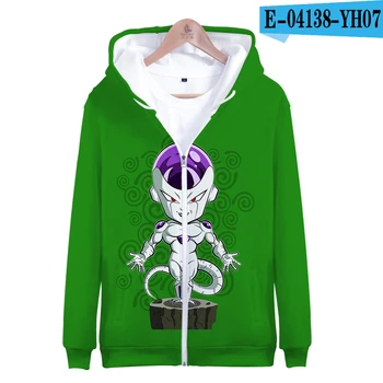 

Hot Anime Dragon Ball Z Super Saiyan Son Goku 3D Hoodies Sweatshrits Men Women Fashion Casual Streetwear Harajuku Hoody Coats