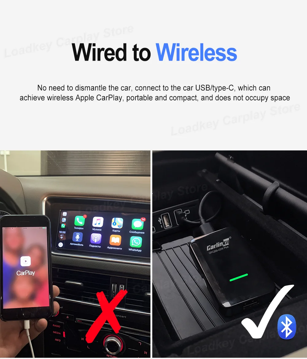 Carlinkit 3 0アップルcarplayワイヤレスドングル活性化剤アウディprosheベンツvwボルボトヨタios 14プラグアンドプレイ 車mp4 Mp5再生 Car Multimedia Player Aliexpress