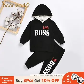 

Bear Leader Kids Boys Active Clothing Sets 2020 New Fashion Boy Letter Print Tracksuits Children Casual Clothes Hooded Suit 1 5Y