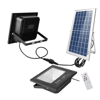 

LED garden Solar split panel Light wall Security garage yard indoor home street deck fence solar lamps floodlight w split cable