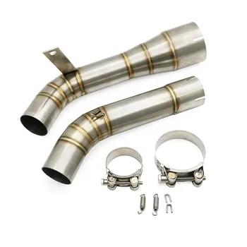 

Ninja900 Motorcycle Exhaust Catalyst Delete Pipe Escape Modified Middle Link Pipe Muffler Slip On For kawasaki Z900 Ninja 900