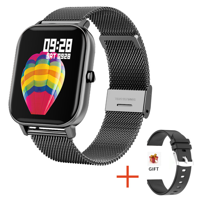 New P8 Color Screen Smart Watch Women men Full Touch Fitness Tracker Blood Pressure Smart Clock Women Smartwatch for Xiaomi