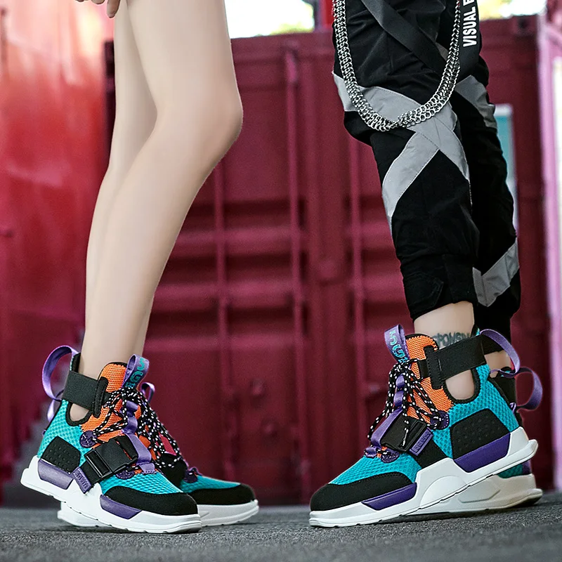 Брендовые винтажные унисекс кроссовки мужские и женские городские Ретро беговые мужские кроссовки женские стильные высокие цветные кроссовки уличная прогулочная обувь