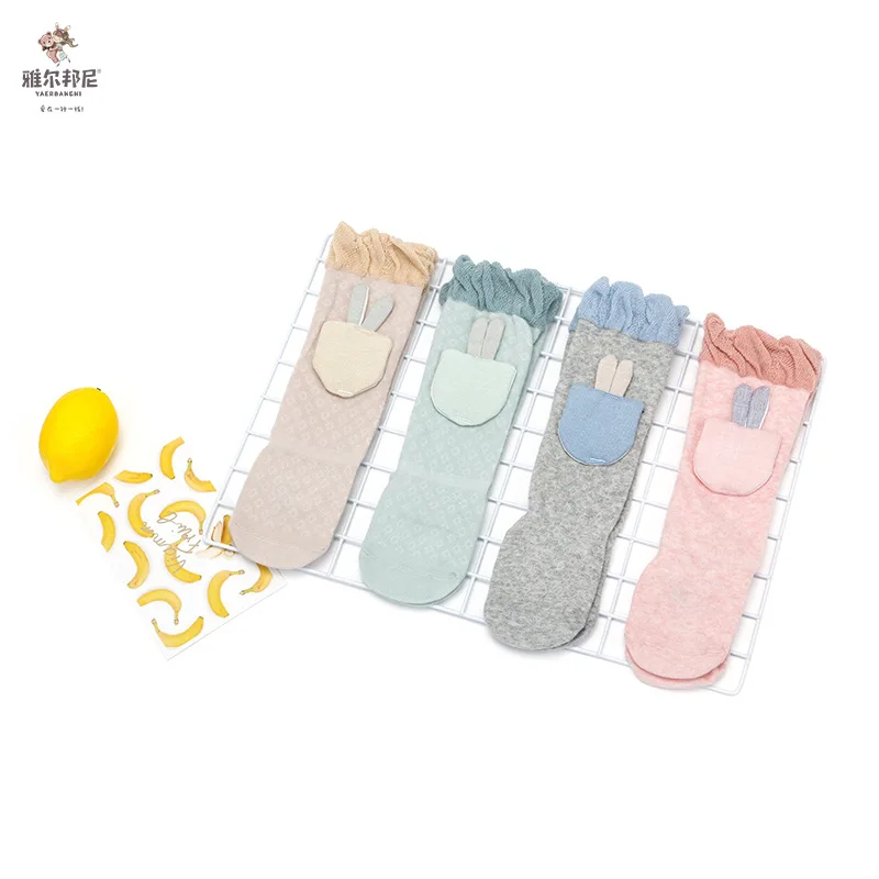 Children's Socks Hose Kneecap Climb Socks 0-2-Year-Old Baby Socks Autumn And Winter Cartoon BABY'S Socks with Cotton 80