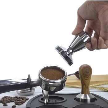 

1PC Stainless Steel Coffee Tamper Base Coffee Bean Pressure Powder Hammer Coffee Espresso Tamper Home Cafe Accessories
