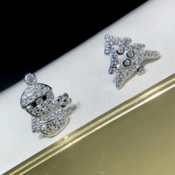 

YIKALAISI 925 Sterling Silver Jewelry Earrings 2019 Fine jewelry Earrings For Women wholesale Christmas present