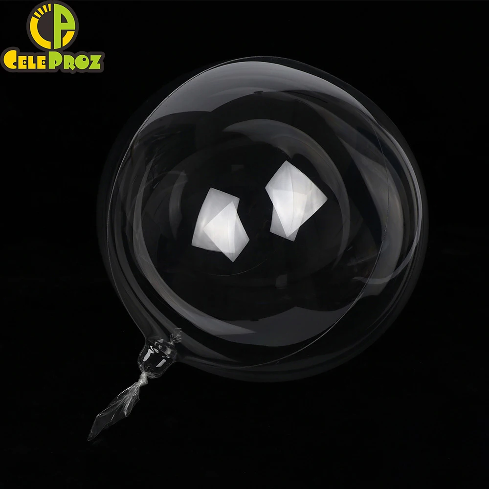 Luminous Led BoBo Balloon Transparent Round Bubble Decoration Wedding Birthday Party Balloon Colorful Light Christmas Tree Decor