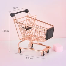 Металл INS зажимы держатель красота блендер держатели Настольный ящик для хранения мини тележка многофункциональный детский супермаркет тележка