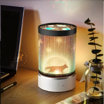 

Animation LED Night Light Remote Control Romantic Universe Starry Sky Projection Lamp USB Charging Portable Lantern Decor