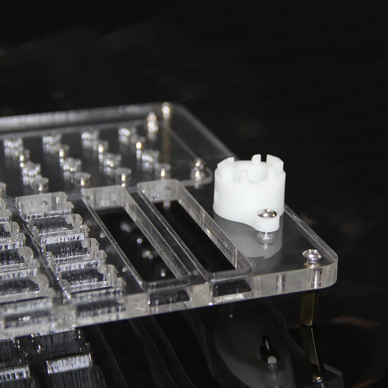 Acrylic Oiling Plate with Opener for Mechanical Keyboards - Switch Maintenance Kit for Cherry, Gateron, Kailh, and Box Switches Description Image.This Product Can Be Found With The Tag Names Computer cleaners, Computer Office, Oiling plate