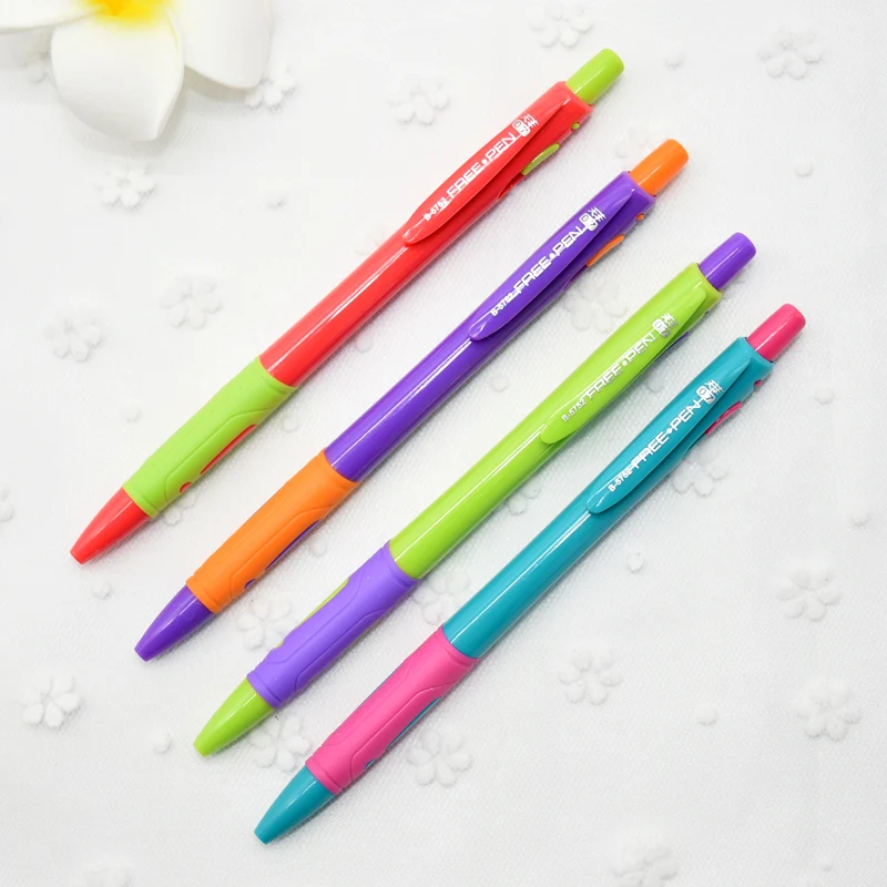 Plastic Ballpoint Pen Blue Ink 8 Pcs/Set Office Accessories Material Escolar Writing Supply Mark 0.7mm Canetas School Stationery