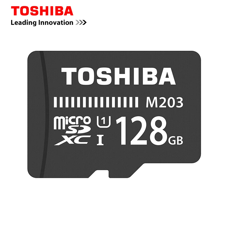 128 ГБ TOSHIBA Micro SD карта класс 10 M203 16 ГБ 32 ГБ Оригинальная Карта памяти SDHC SDXC 64 Гб 128 ГБ TF карта до 98 МБ/с./с флеш-карта для телефона - Емкость: 128 ГБ