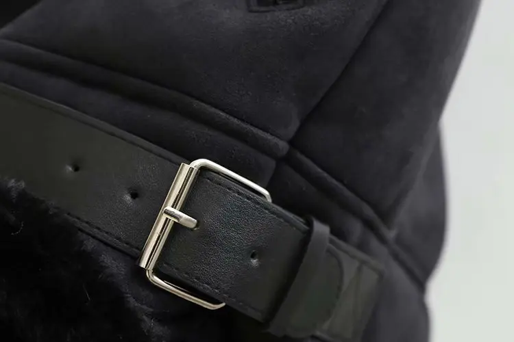 TZE90 Европейская мода искусственная замша ma3 jia3 пальто