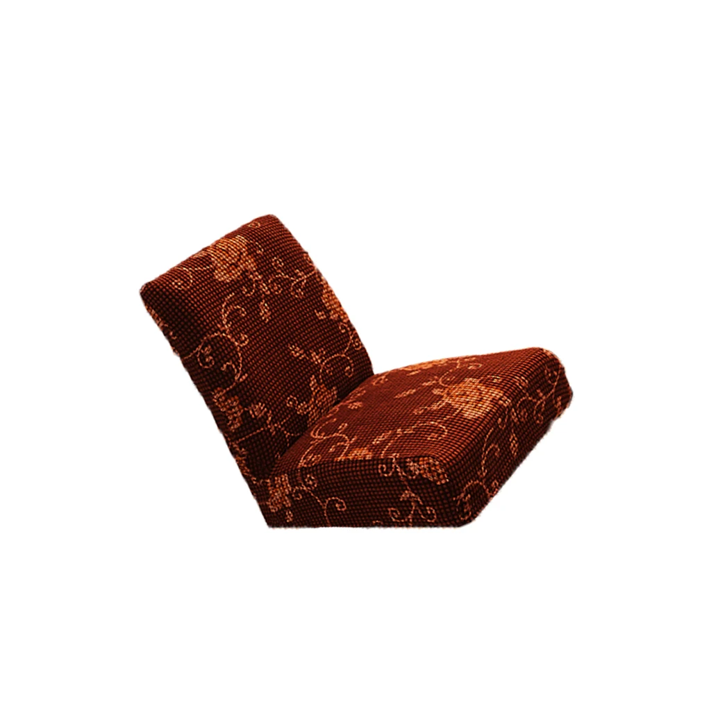 Dining Low Back Chair Slip Cover Hotel Salon Club Bar Use, 13.7-18.9 Inch Width, 15-18.9 Inch Back Height