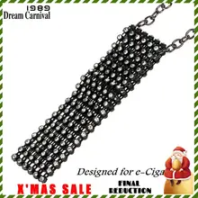 DreamCarnival 1989 новая версия женское ожерелье с подвеской сверкающие стразы откидная крышка добавленная сумка для электронных сигарет Juul DP0904B