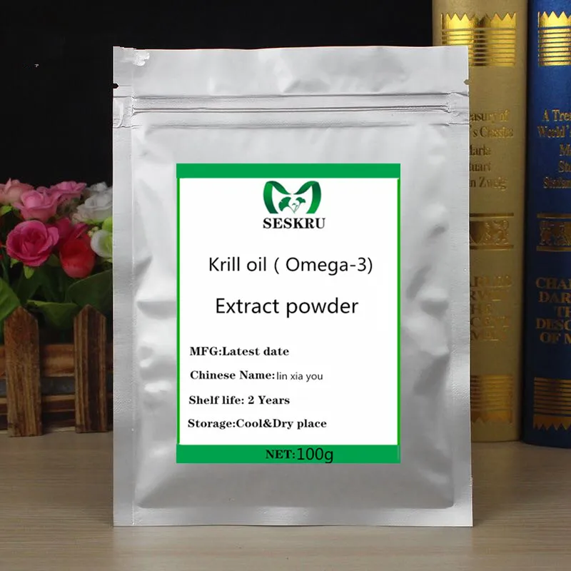 ISO Certified Krill Oil Omega-3 Extract Powder Fatty Acid-EPA-DHA Festive Improve Skin and Promote Heart Health | Красота и здоровье