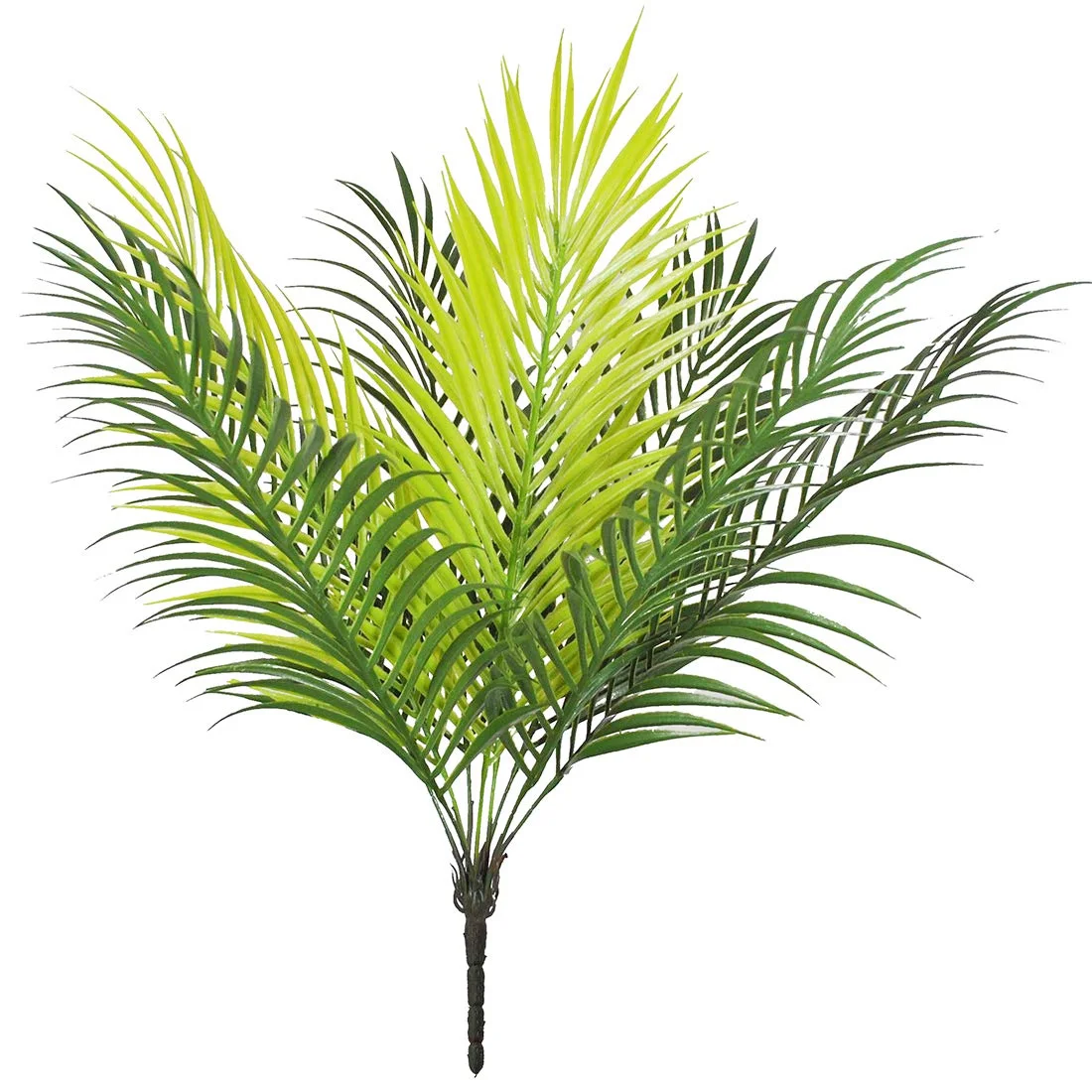 Artificial Palm Tree Green Leaf Plants Plastic Potted Bonsai Leaves Garden Home Wedding Table Ornaments Decoration