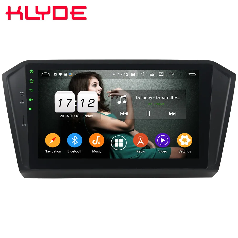 Klyde 10," ips 4G Android 9 Восьмиядерный 4 Гб ОЗУ 64 Гб ПЗУ DSP автомобильный DVD мультимедийный плеер для Volkswagen Passat B8 Magotan