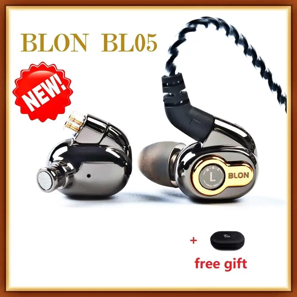 

2020 Newest BLON BL-05 BL05 2nd Generation 10mm Carbon Nanotube Diaphragm HiFi In-ear Earphone BL-03 (CNT)