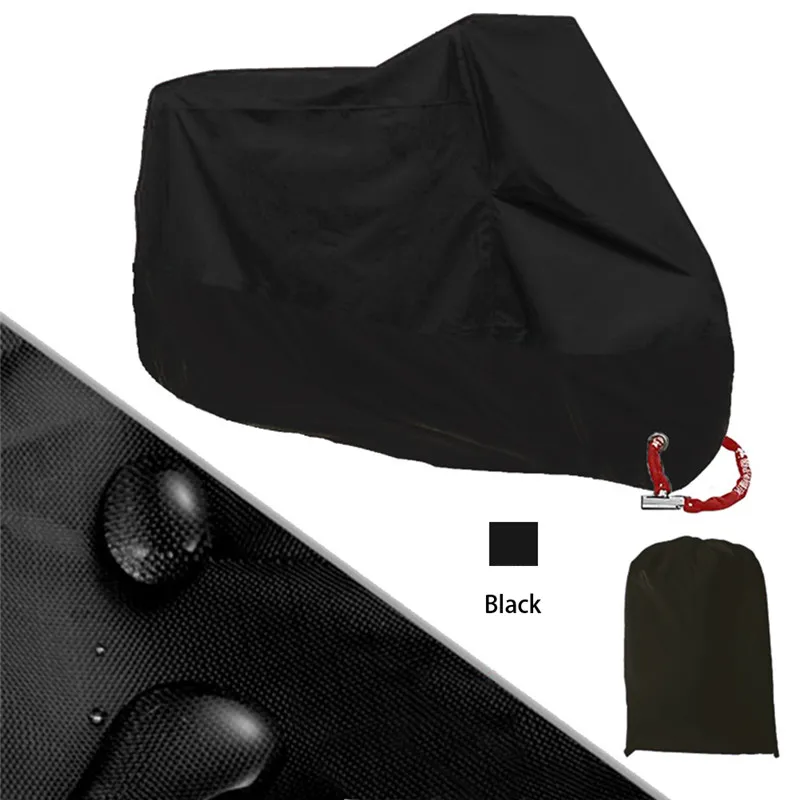 Universal Motorcycle Cover All Season Waterproof Dustproof UV Protective Cover Outdoor Indoor Scooter Motorbike Rain Cover