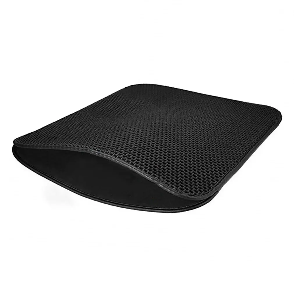 

Double Layers Pet Cat Litter Mat Eva Trapper Mats With Waterproof Bottom Non-slip Pet Litter Cat Mat Layer Easy To Clean