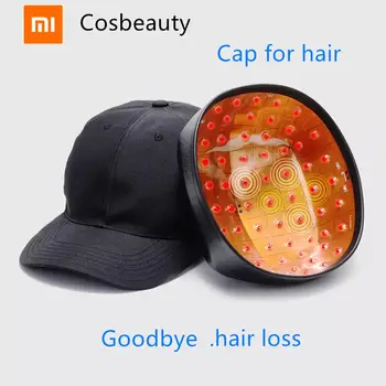 شراء جديد شاومي Cosbeauty LLLT نمو الشعر إعادة نمو خوذة تقليل تساقط الشعر غطاء علاج الشعر الشعر سريع إعادة نمو غطاء ليزر