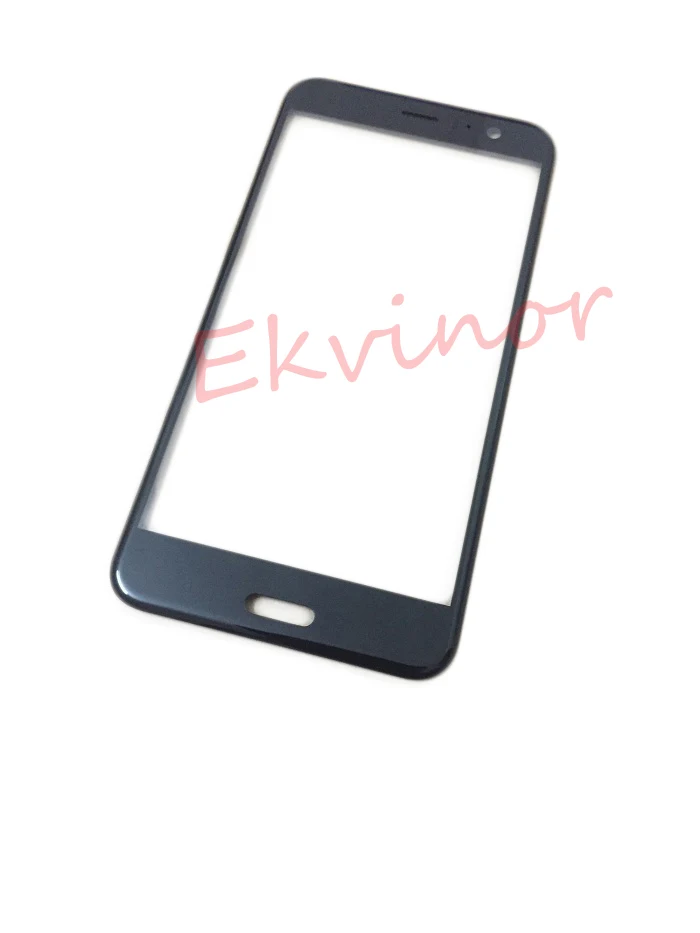 Ekvinor 10pcs Front glass For HTC U11 U-3w W-1w /U11Plus U11+ /U11EYES display touch Screen outer Glass Panel replacement
