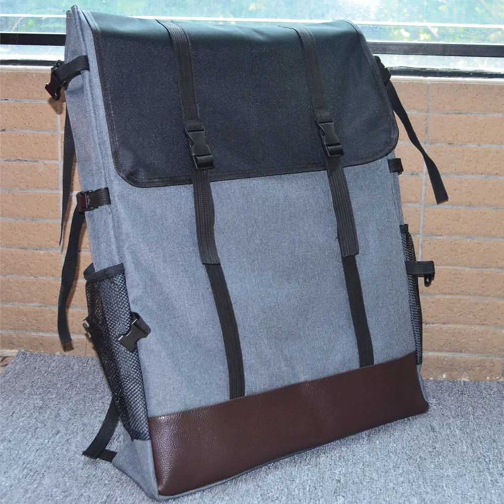 

Waterproof Fashion Large Capacity Shoulder Backpack Gray Travel Sketchpad Case Artists Drawing Bag 4K Canvas Painting Board