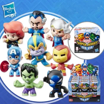 

Hasbro 24/PCS Marvel Mini action figure Superhero Blind Box Series Iron Man Beauty Team and other fashion Toy for children gift
