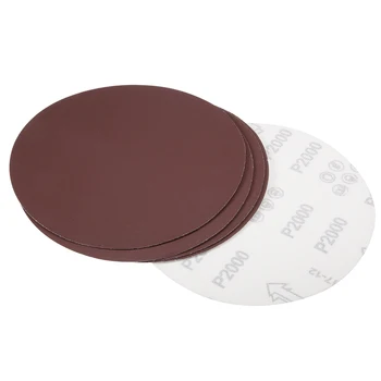 

uxcell 5Pcs 3/5/7 Inch Hook and Loop Sanding Disc Flocking Sandpaper for installation and removal simplify your work 10sizes