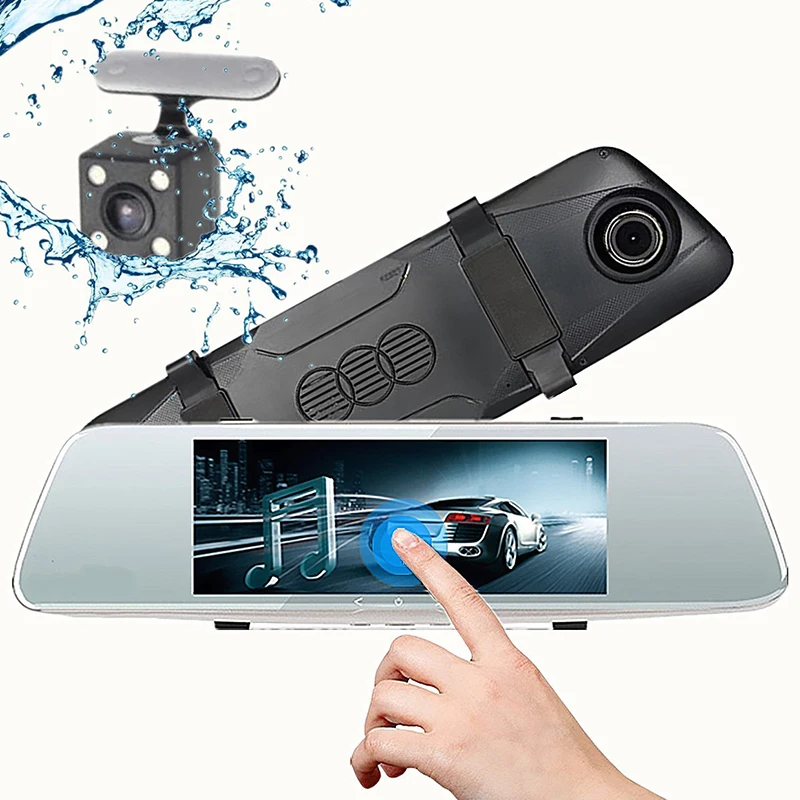 Зеркало заднего вида CarLog Full HD 7 &quotсенсорный экран автомобиля 360 реверсивное