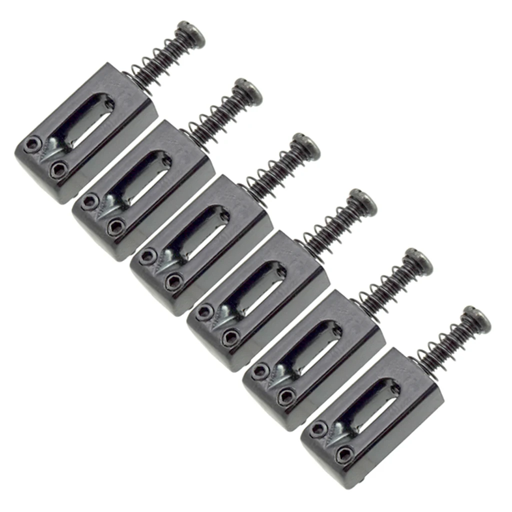 6 Piece Roller Bridge Tremolo Saddles with Tremolo Trem Bar/Arm for Electric Guitar Black 6 Piece Roller Bridge Tremolo Saddles with Tremolo Trem Bar/Arm for Electric Guitar Black