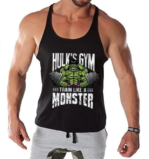 

Men Tank Tops gyms Bodybuilding Tank Tops Sleeveless shirt Fitness stringer workout Undershirt men vest Clothing top