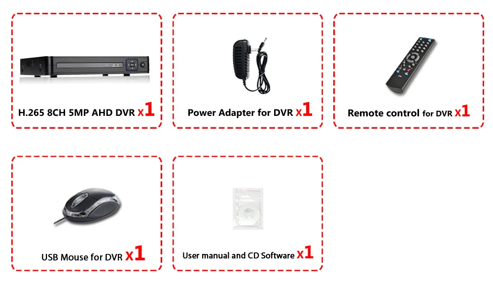 HKIXDISTE DVR 8CH камера 5MP TVI/CVI/AHD/IP/CVBS 5 в 1 DVR NVR цифровой видеорегистратор CCTV система безопасности наблюдения